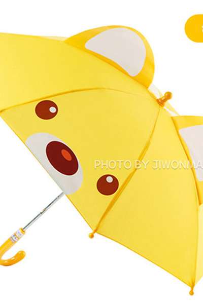 Pororo Eddie Character 3D Face Umbrella 40cm (Manual) 051992
