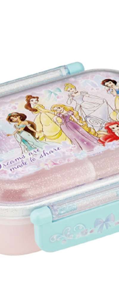 Princess Character Dome 1-Tier Round Bento Box (689963)