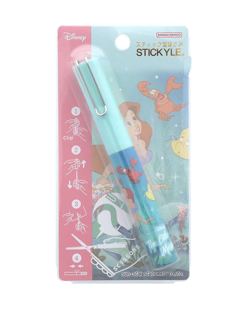 The Little Mermaid Character Portable Stick Scissors (Japan) 731575