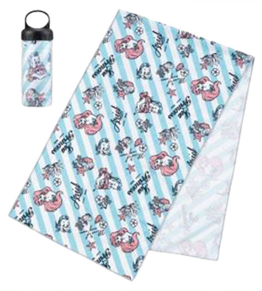 The Little Mermaid Character Cool Towel Case Set (Japan) 634154