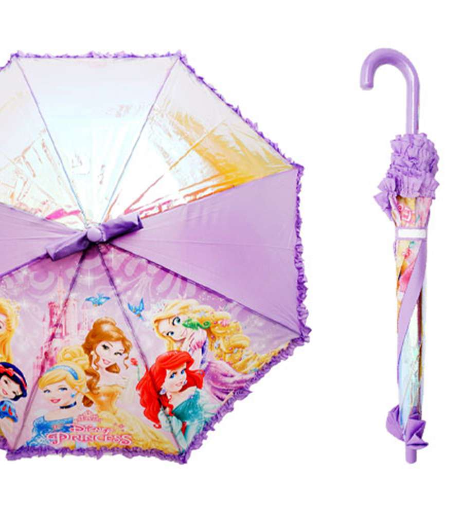 Princess Shiny Character 47cm Umbrella (Purple) 226939