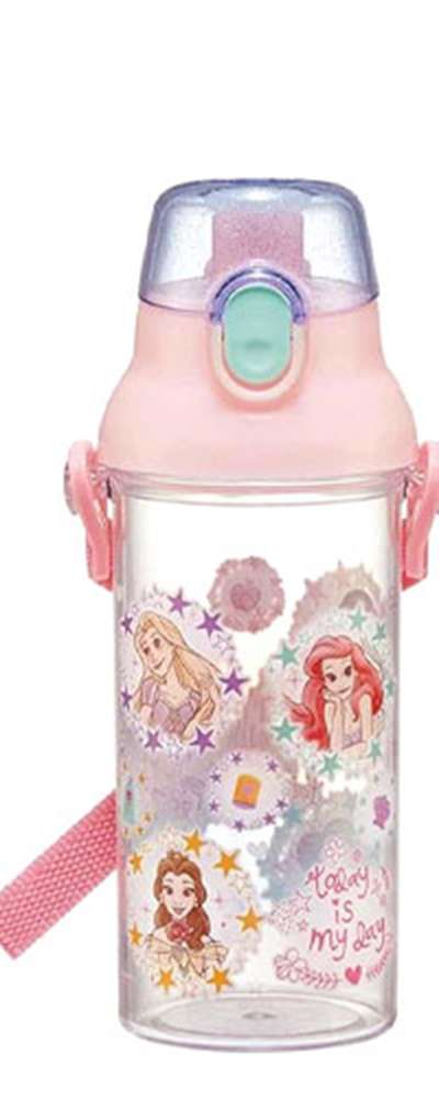 Princess Character One-Touch Clear Bottle 480ml