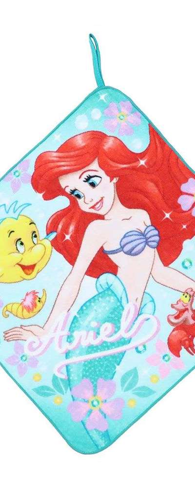 The Little Mermaid Character Loop Hand Towel (1pcs) 785371