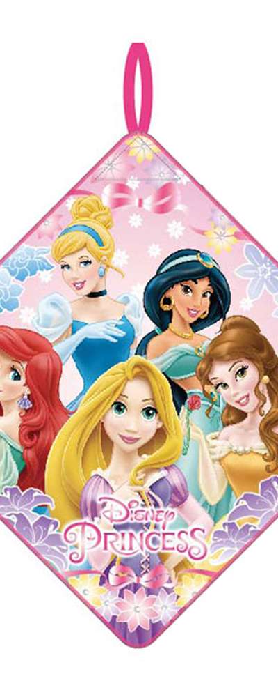 Disney Princess Character Loop Hand Towel (Flower Ribbon)