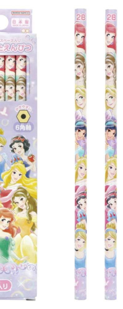 Princess Character 2B Pencil 12-Piece Set (School 23)