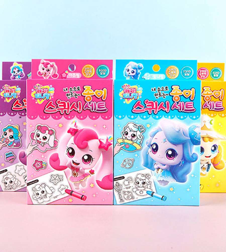 Shooting Star Catch Teenieping Character Paper Squishy DIY 2p Set (Random Shipment) 598777