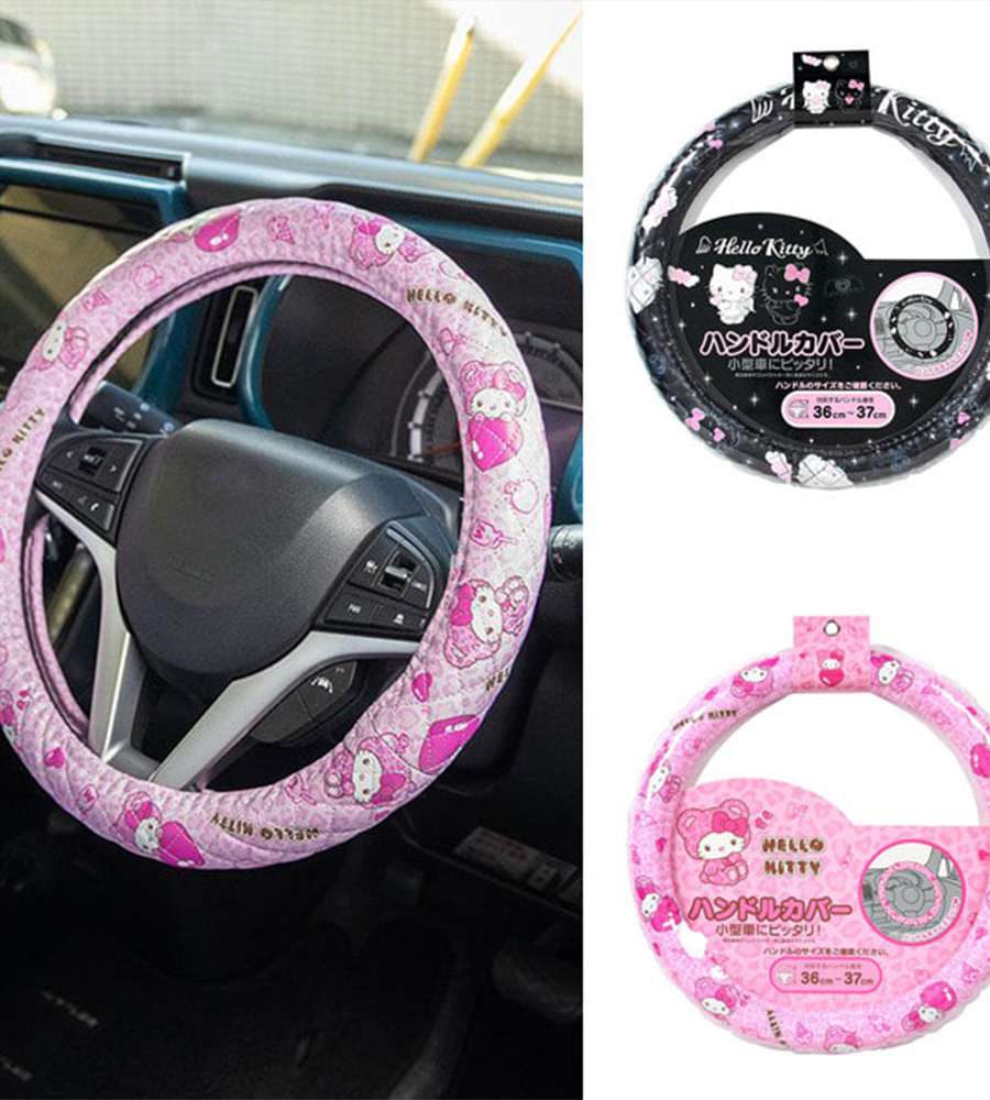 Hello Kitty Character Vehicle Steering Wheel Cover