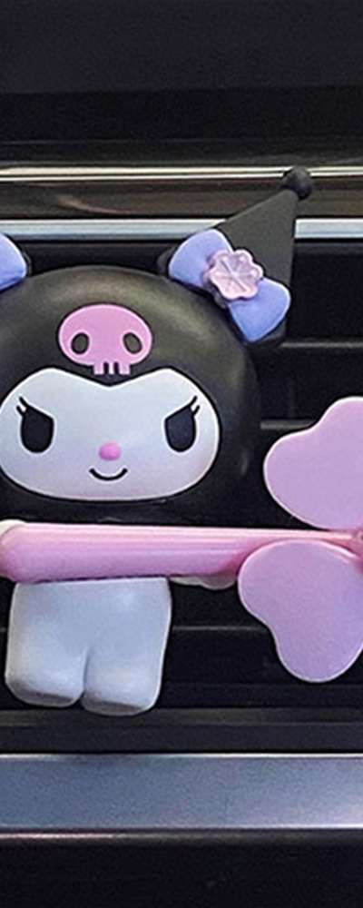 Kuromi Character Four-Leaf Clover Car Air Freshener 740958