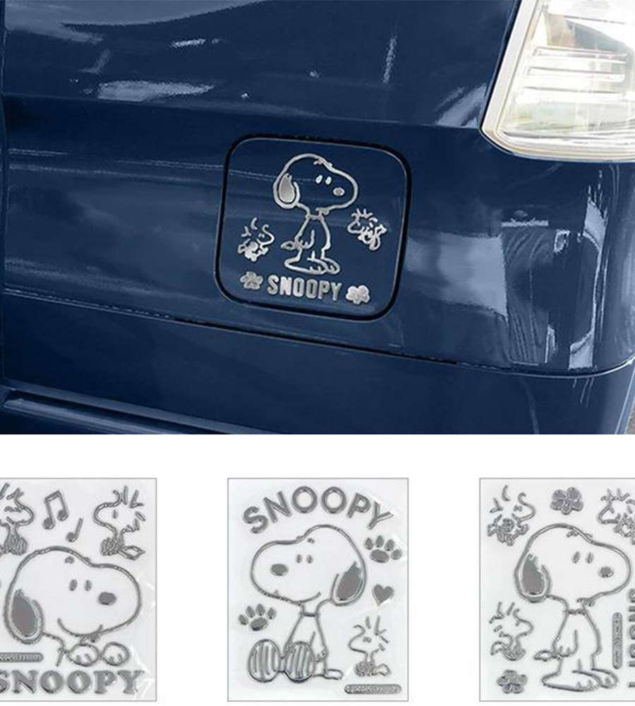 Snoopy Character Vehicle Emblem Sticker (Japan)