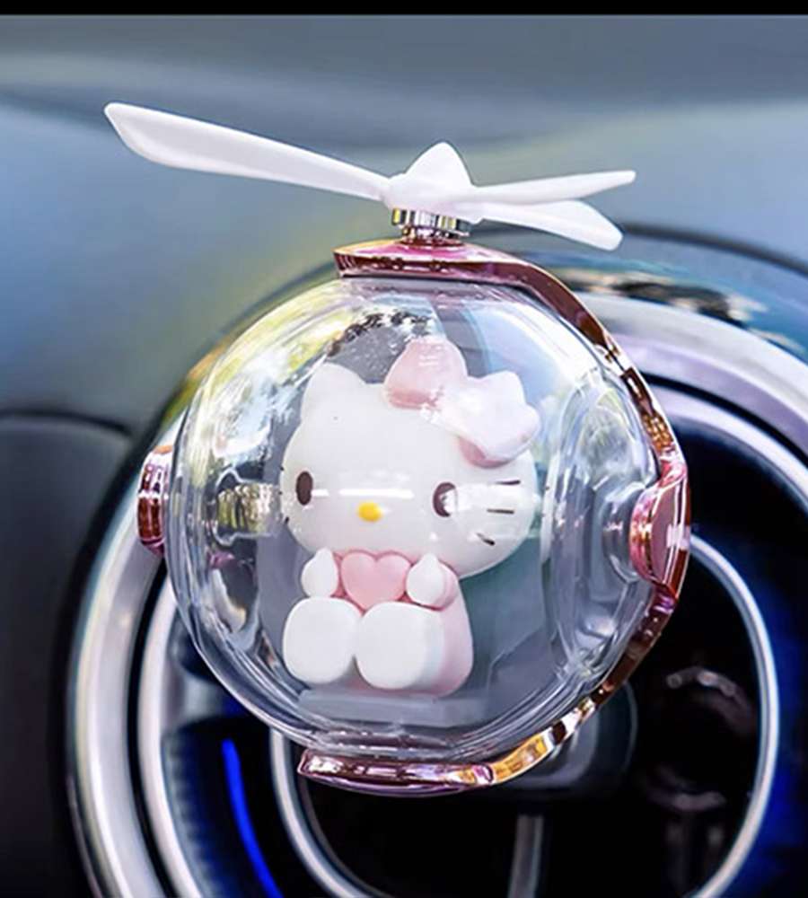 Hello Kitty Character Airplane LED Car Air Freshener 820119