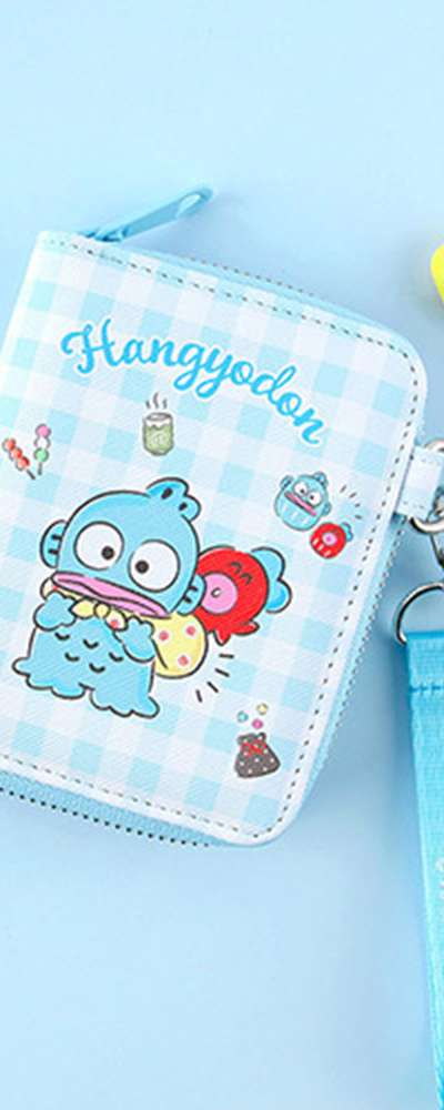 Han Gyo-dong Character Check Strap Wallet Children's Wallet 784737