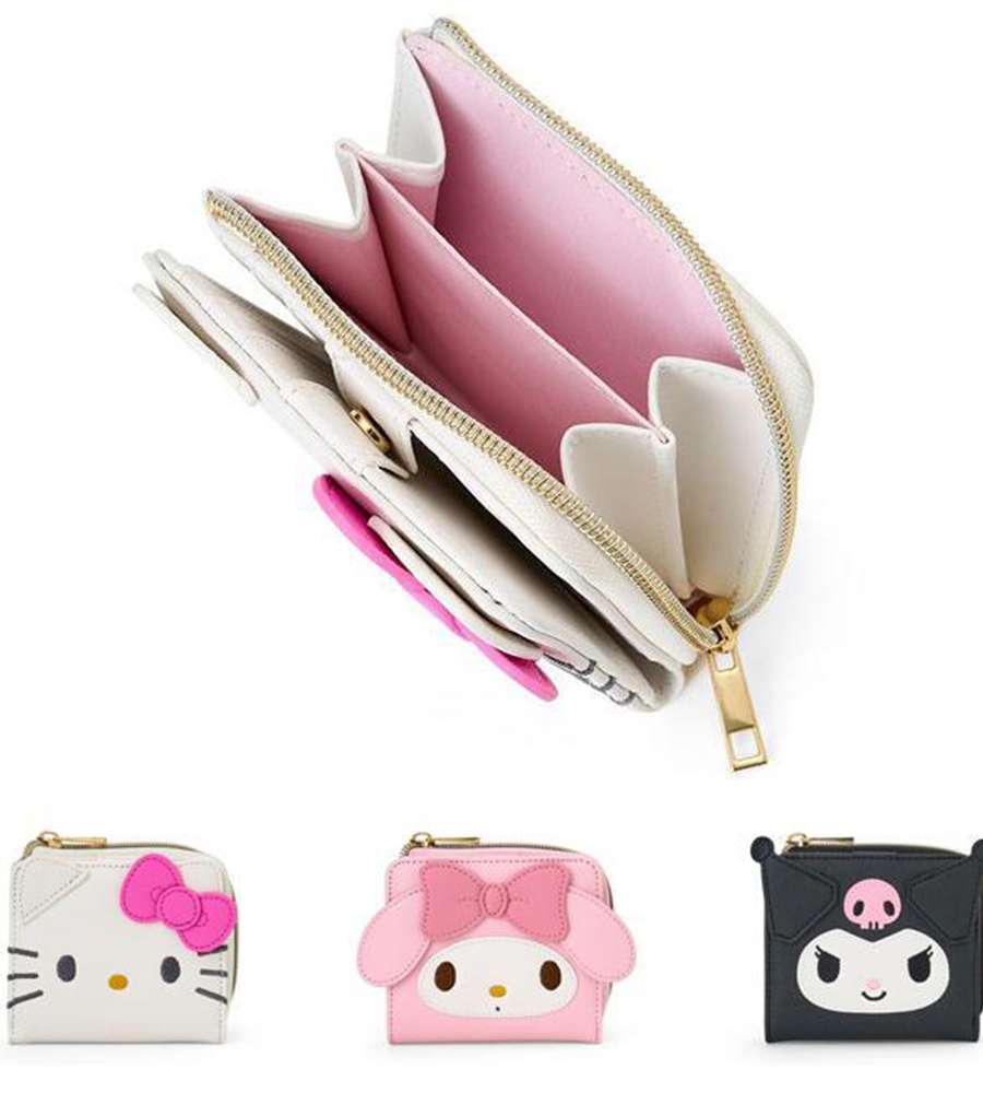 Sanrio Character 2-Fold Wallet (Kaos)