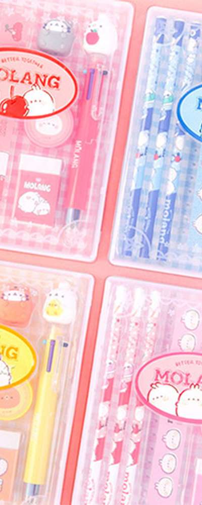 Molang Character Case Stationery Set (Random Assortment) 022929