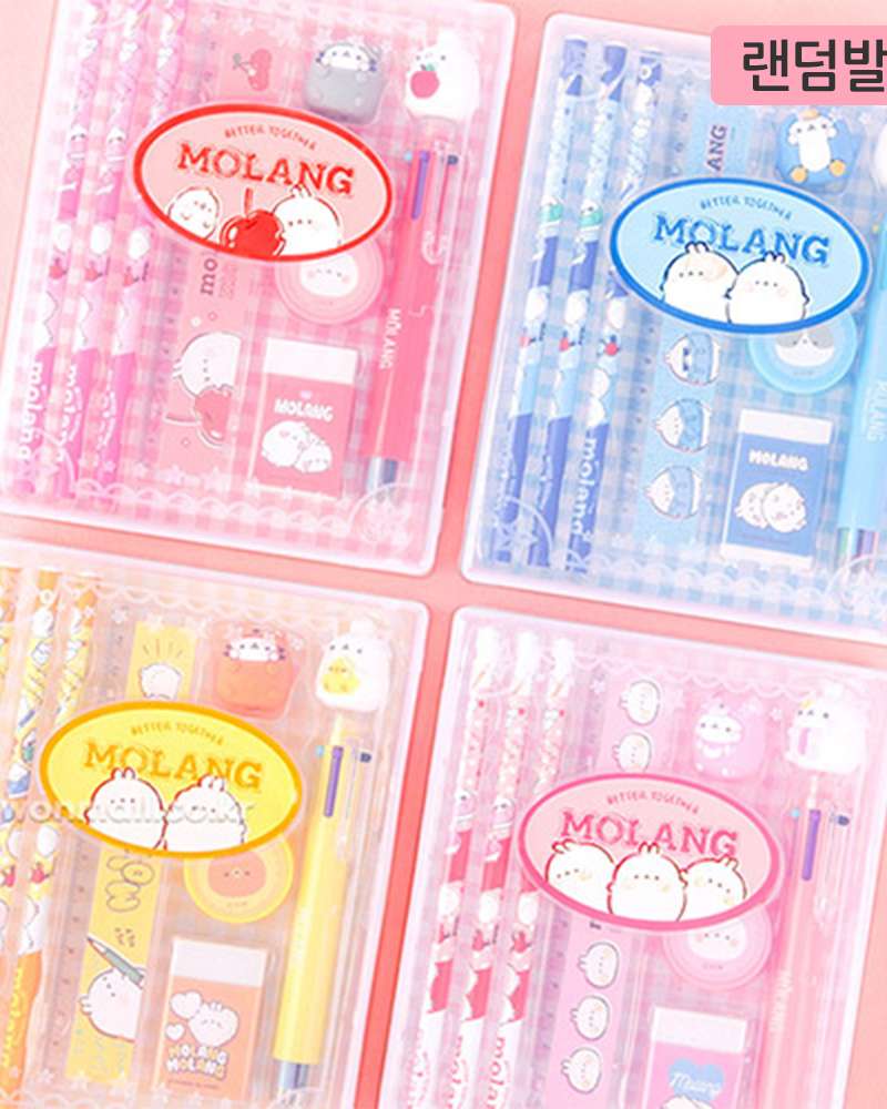 Molang Character Case Stationery Set (Random Assortment) 022929