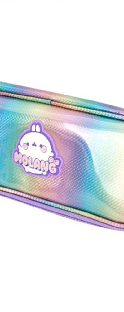 Molang Character Hologram Quilted Pencil Case Pouch S 770785