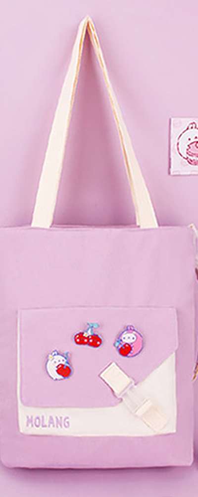 Molang Character Badge Point Pouch Shoe Bag 769055