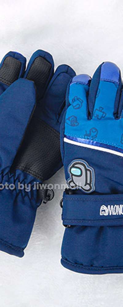 Among Us Character Robin Og Winter Gloves (Navy) 942581