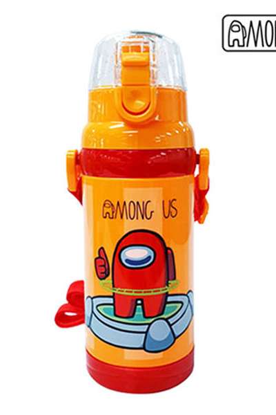 Among Us 2 Character Safety Lock One-Touch Water Bottle 301852