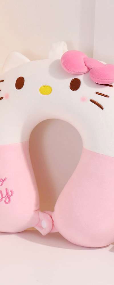 Hello Kitty Character Neck Cushion Neck Pillow (Pink) 102919