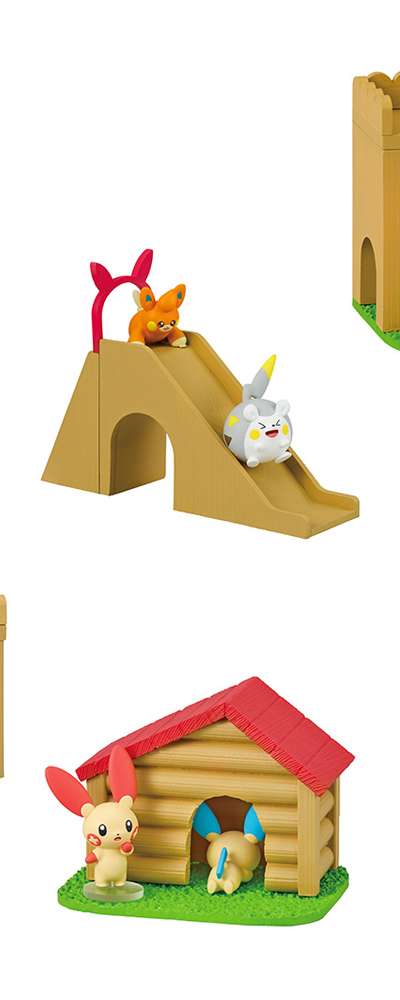 Pokémon Forest Gather Athletic Playground Shokugan Miniature Box Set (Re-Ment) (Japan) 207650