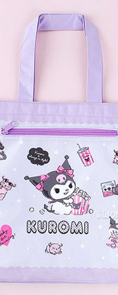 Kuromi Character Multi Eco Bag Pouch 830999
