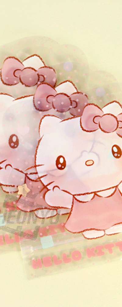 Hello Kitty Character Die-Cut Fancy Zipper Bag (3-Pack) 526564