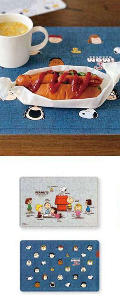 Snoopy Character Lunch Cross Mat Table Mat