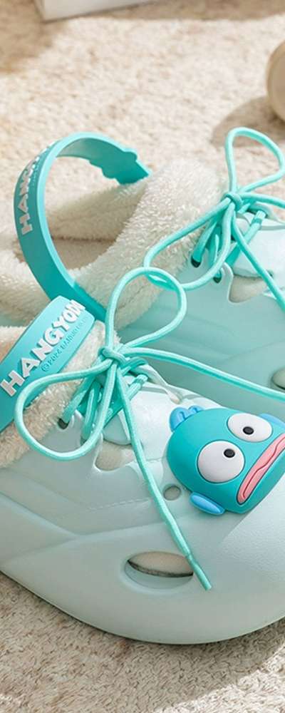 Han Gyodong Character Fluffy Hair Slippers 240mm Indoor Shoes 103139