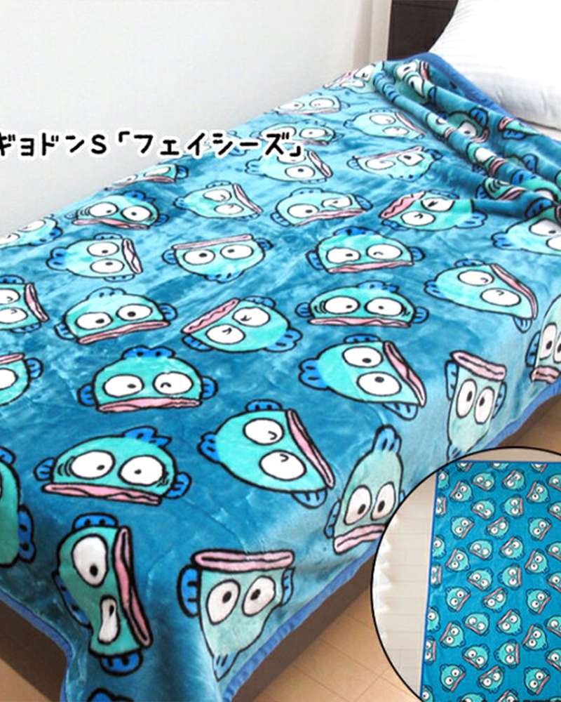 Hangyo-dong Character Single Lap Blanket 140×200cm (Face)