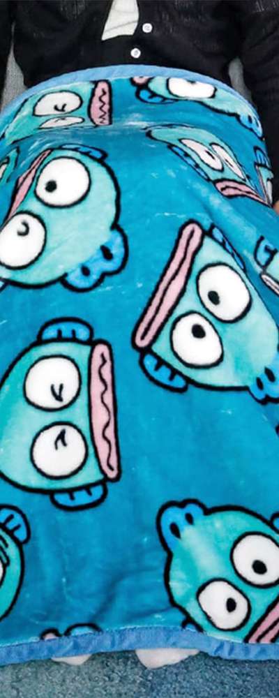 Hangyodong Character Half Knee Blanket 100x140cm (Face) 006298