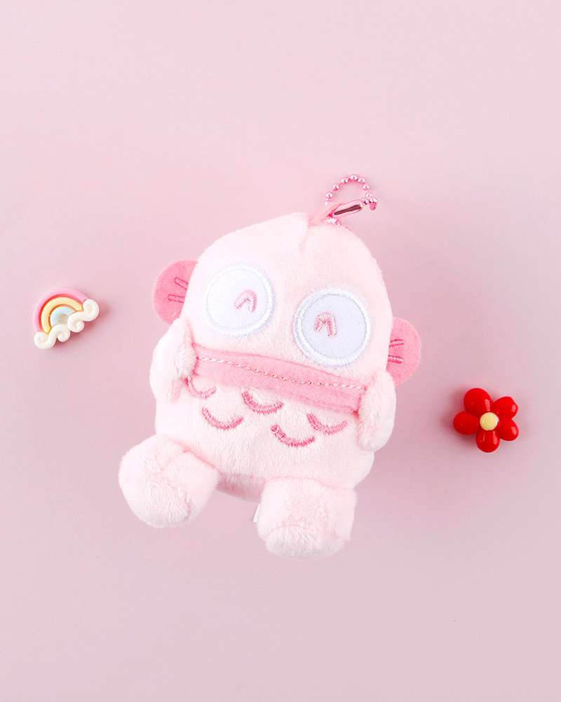 Hangyodong Character Color Pink 8cm Keyring Bag Charm 083630
