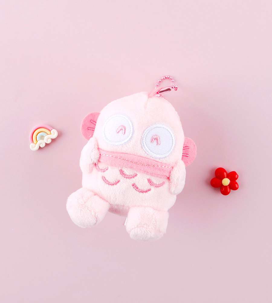 Hangyodong Character Color Pink 8cm Keyring Bag Charm 083630