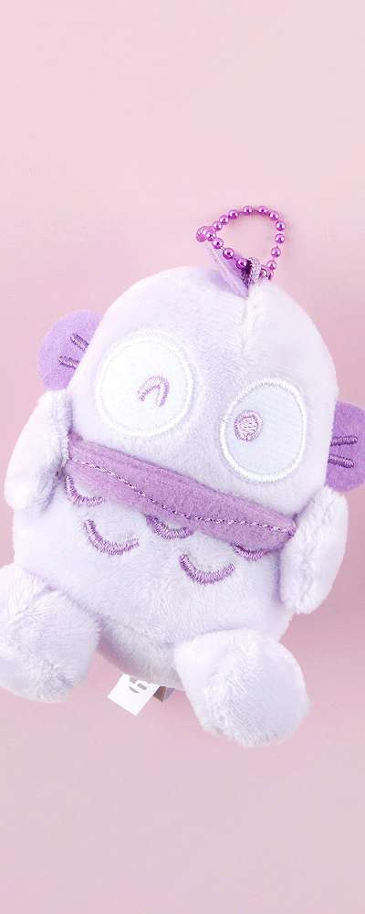 Hangyodong Character Color Purple 8cm Keyring Bag Charm 083654
