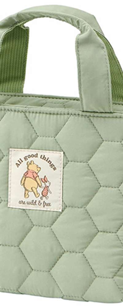 Winnie the Pooh Character Quilted Insulated Lunch Bag M Cooler Bag 672880