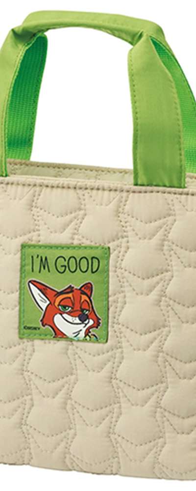 Zootopia Nick Character Quilting Insulated Lunch Bag M