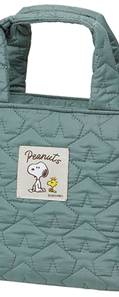 Snoopy Character Quilted Insulated Lunch Bag M (Domestic) 654596