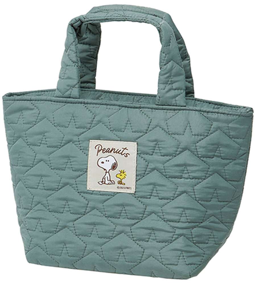 Snoopy Character Quilted Insulated Lunch Bag M (Domestic) 654596