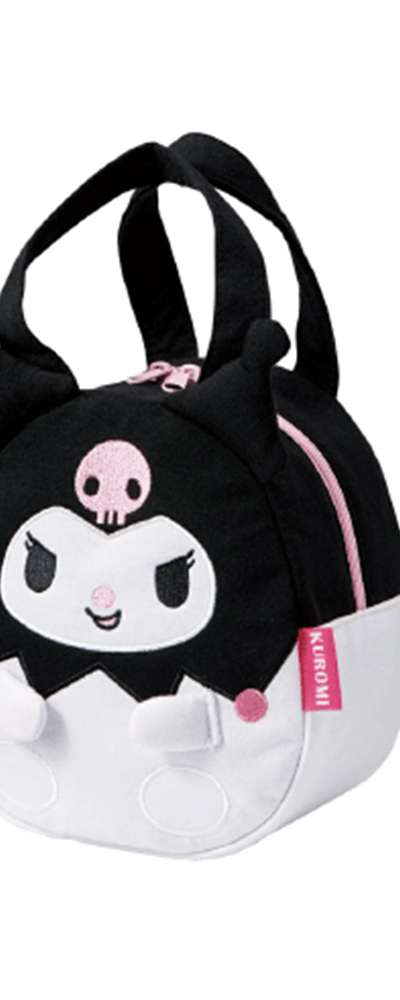 Kuromi Character Suede Dot Lunch Bag (Daily) 695049