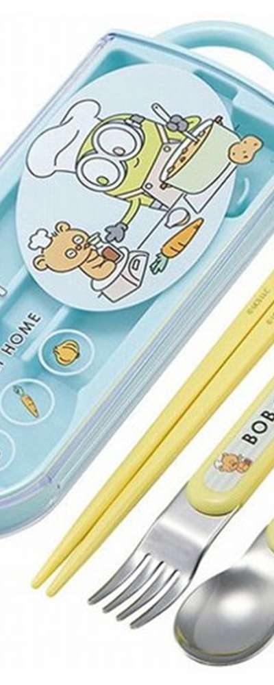Minions Character Slide Trio Utensil Set (Japan) 617218