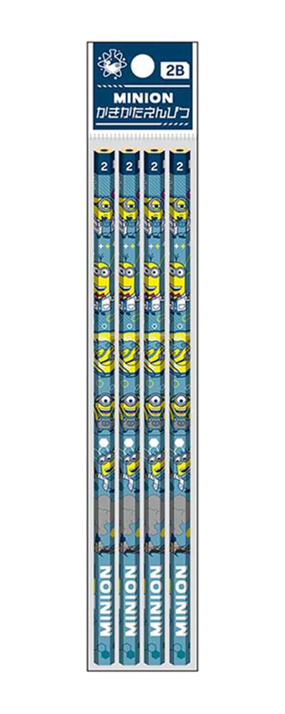 Minions Character 2B Pencil 4-Piece Set (School23)