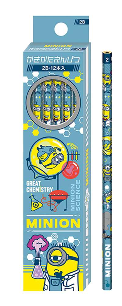 Minions Character 2B Pencil 12-Pack Set (School23)