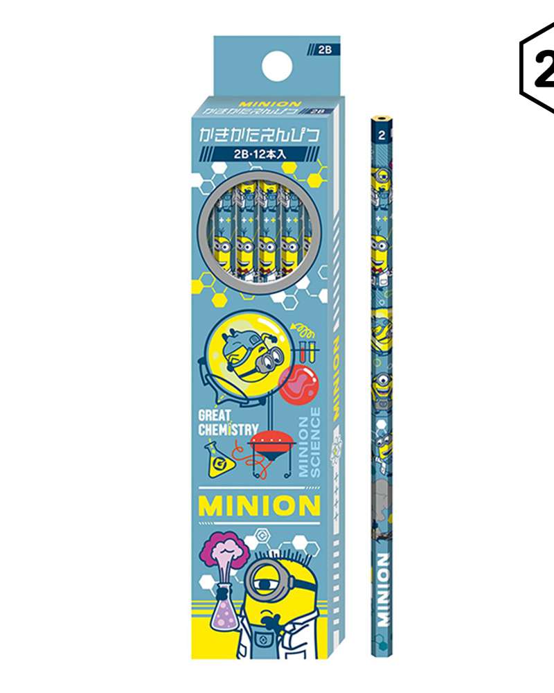 Minions Character 2B Pencil 12-Pack Set (School23)