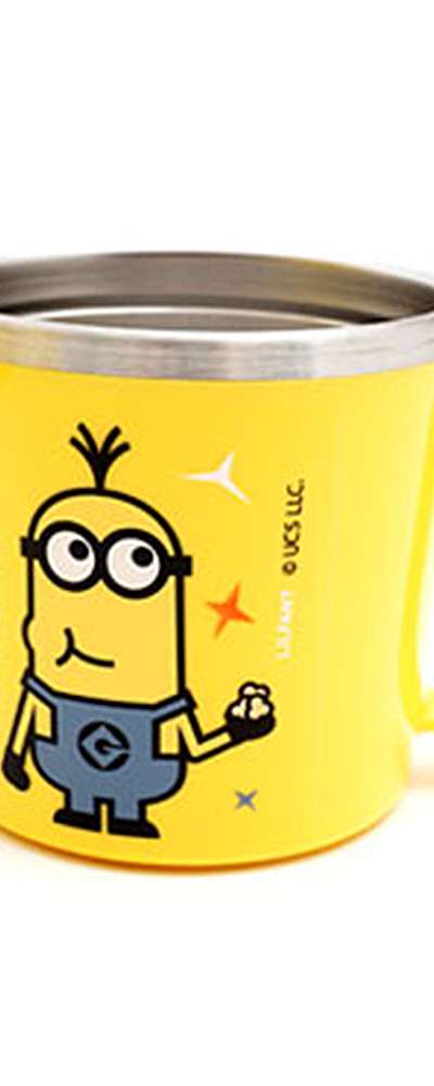 Minions Character Color Dishwasher-Safe Stainless Steel Water Cup 260ml 580356