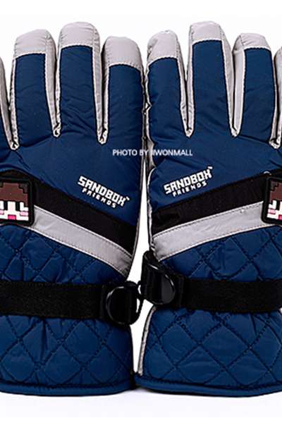 Sandbox Dotty Diagonal Ski Mittens Children's Gloves 050471