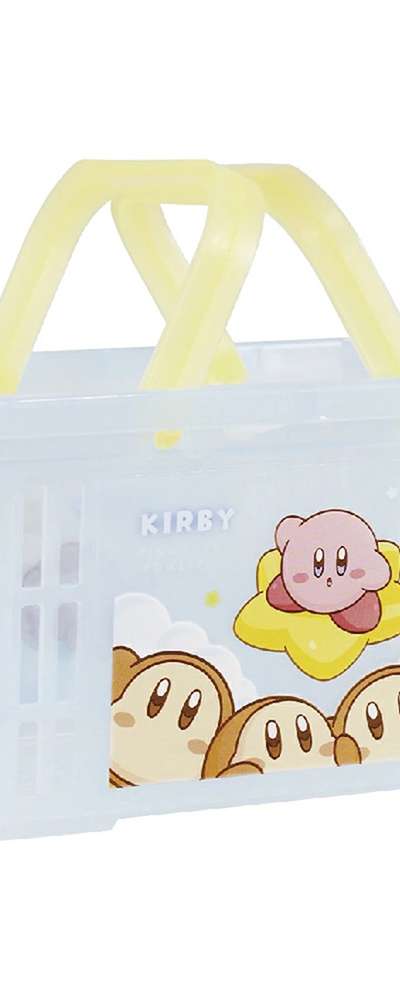 Kirby Character Clear Mini Basket (Waddle Dee)