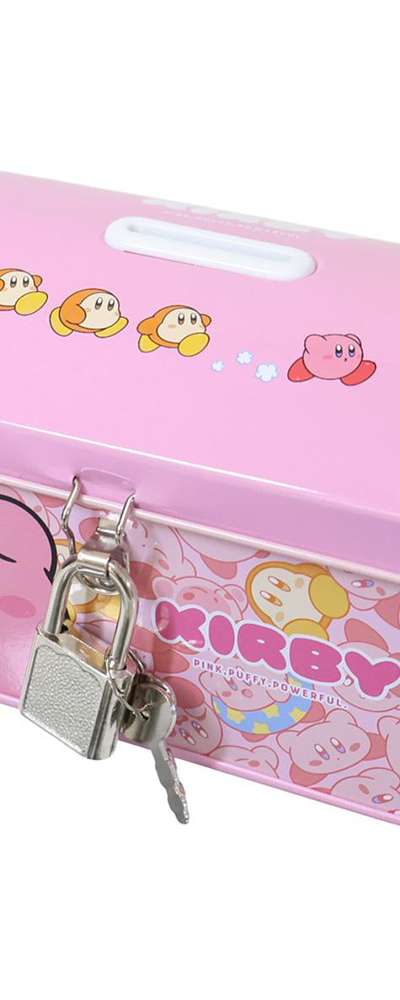 Kirby Character Tin Coin Bank (Waddle Dee and Kirby)