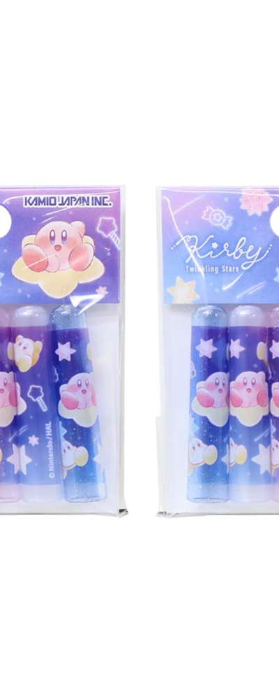 Kirby Character Pencil Cap 5-Piece Set 2-Pack (Twinkling Star)
