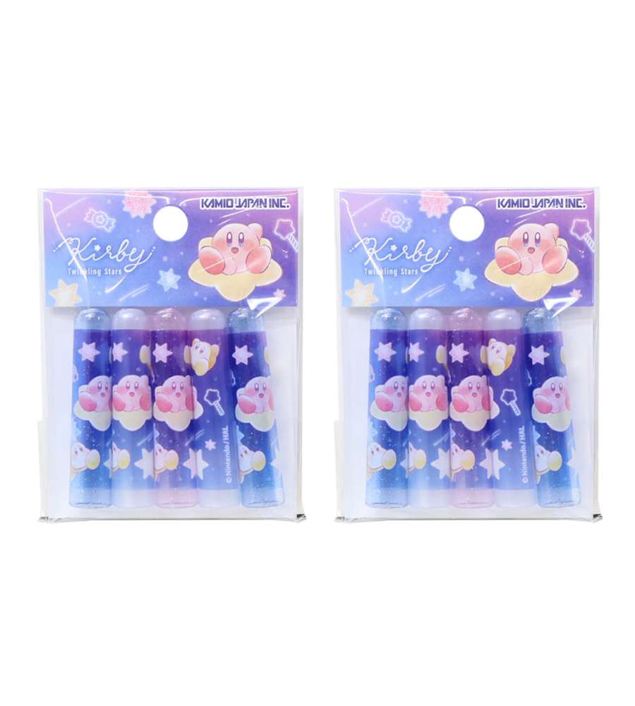 Kirby Character Pencil Cap 5-Piece Set 2-Pack (Twinkling Star)