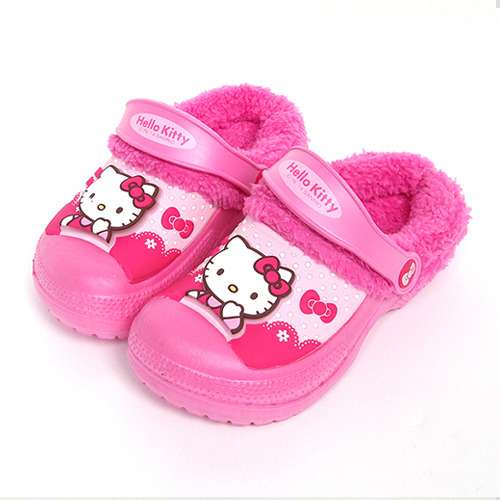 Hello Kitty Lace Lining EVA Winter Sandals [Logo Ribbon] - Special Price