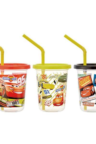 Disney Pixar Cars Cas21 Straw Tumbler 3-Piece Set 230ml 555763